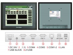 纵横科技 TPC120TC-CAN(A8) 嵌入式人机界面