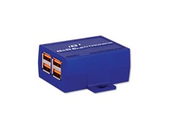 恒启UH104紧凑型工业级4口USB2.0集线器