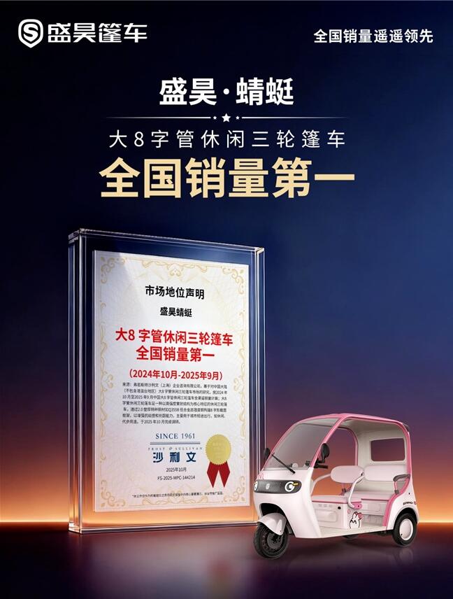 销量为王：盛昊蜻蜓以实力确立细分市场领跑地位