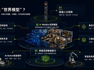 鹿客发布Moldia世界模型，构建家庭具身智能的空间底座