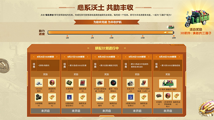 《坦克世界》助农再出发！200辆“三蹦子”将驶入山西山区